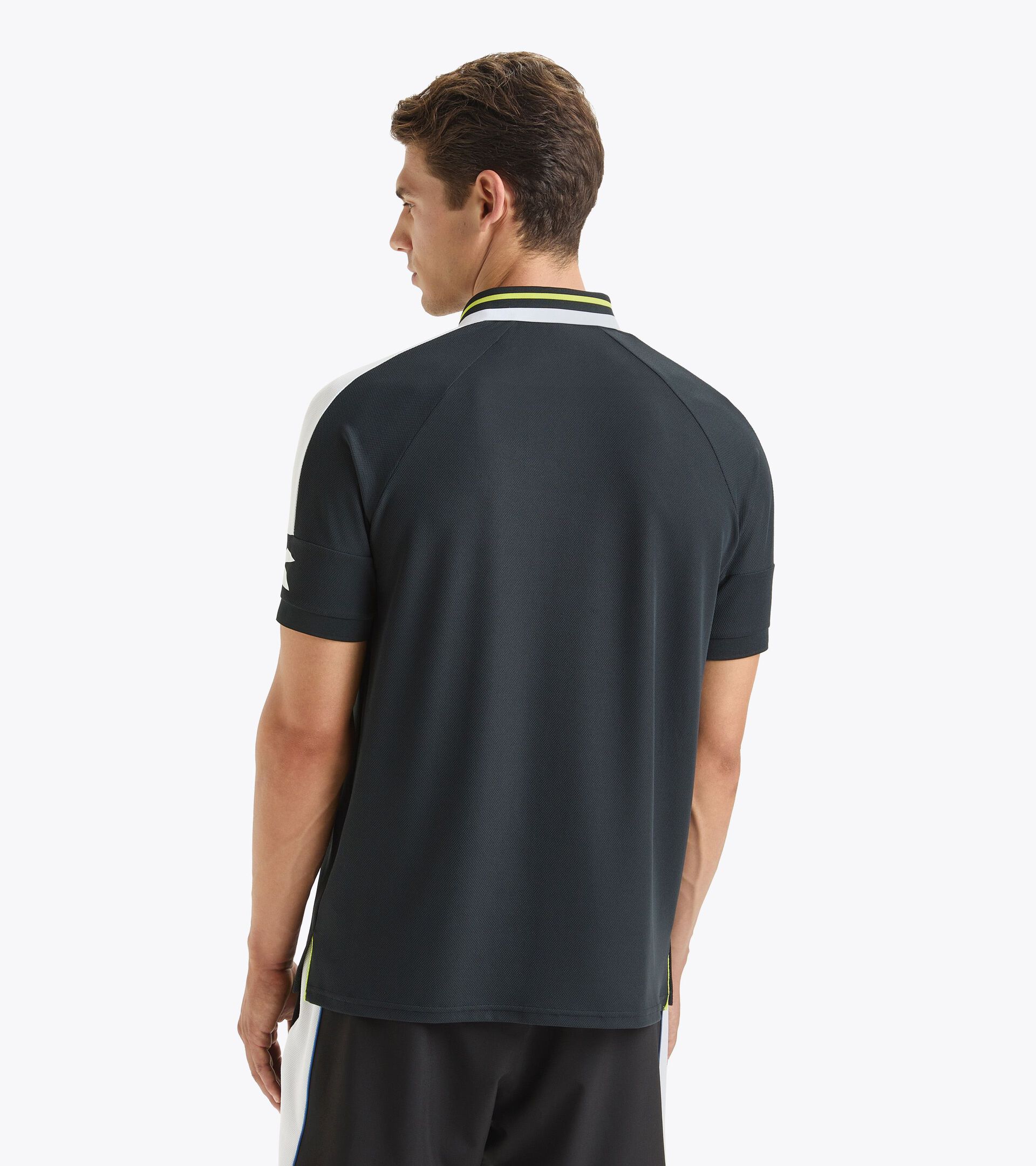 Tennis-Poloshirt - Herren SS POLO ICON SCHWARZ - Diadora