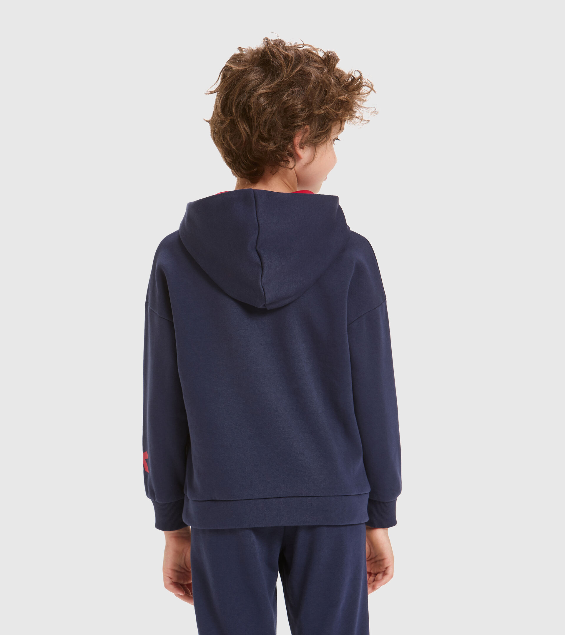 Apparel Sport BAMBINO JB.HOODIE HOOPLA CLASSIC NAVY Diadora