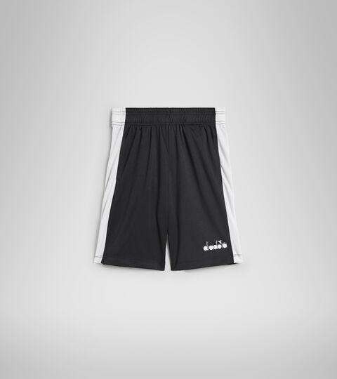 JB.BERMUDA POWER LOGO, SCHWARZ Sportliche Bermudashorts - Jungen JB.BERMUDA POWER LOGO SCHWARZ - Diadora