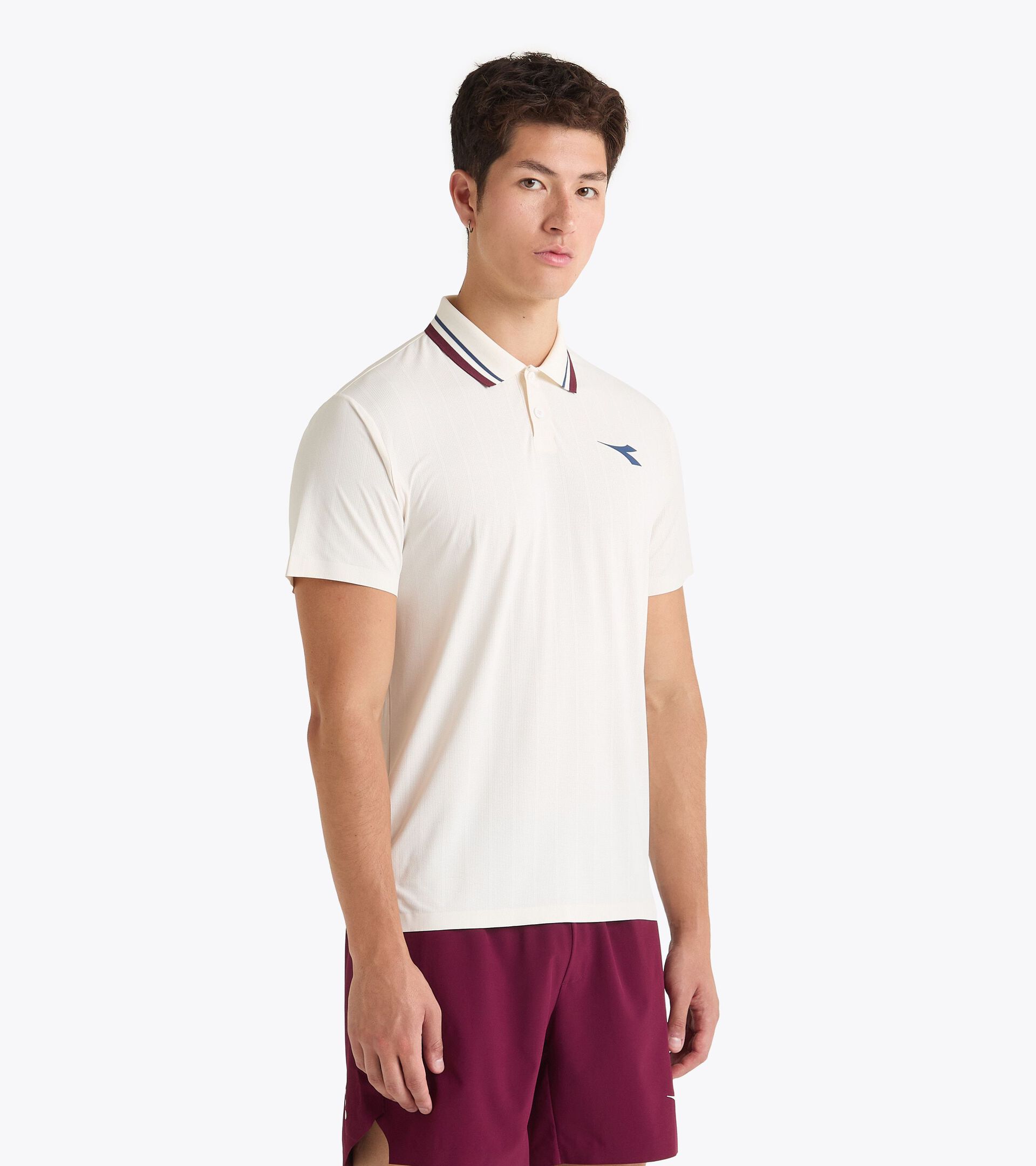 Tennis polo shirt - Competition - Men’s
 SS POLO ICON WHISPER WHITE - Diadora