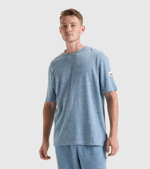 Camiseta deportiva - Unisex T-SHIRT SS MANIFESTO 2030 MEZCLA AZUL DELFT - Diadora
