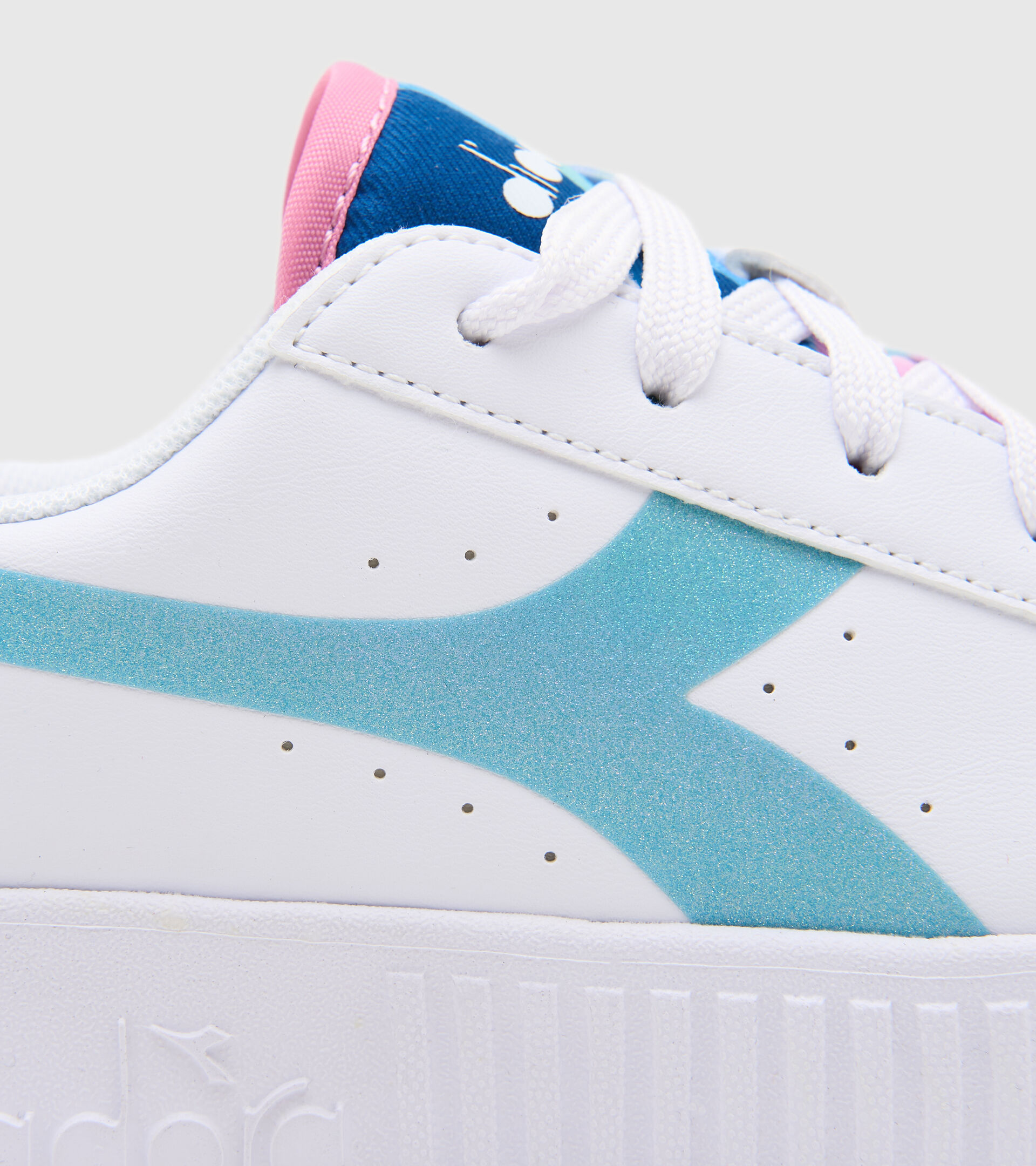 Sports shoes - Kids 4-8 years GAME STEP WONDERLAND PS WHITE/FUCHSIA PINK - Diadora