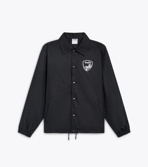 JACKET COACH ROUTE, BLACK Windproof coach jacket - All-Gender
JACKET COACH ROUTE BLACK - Diadora