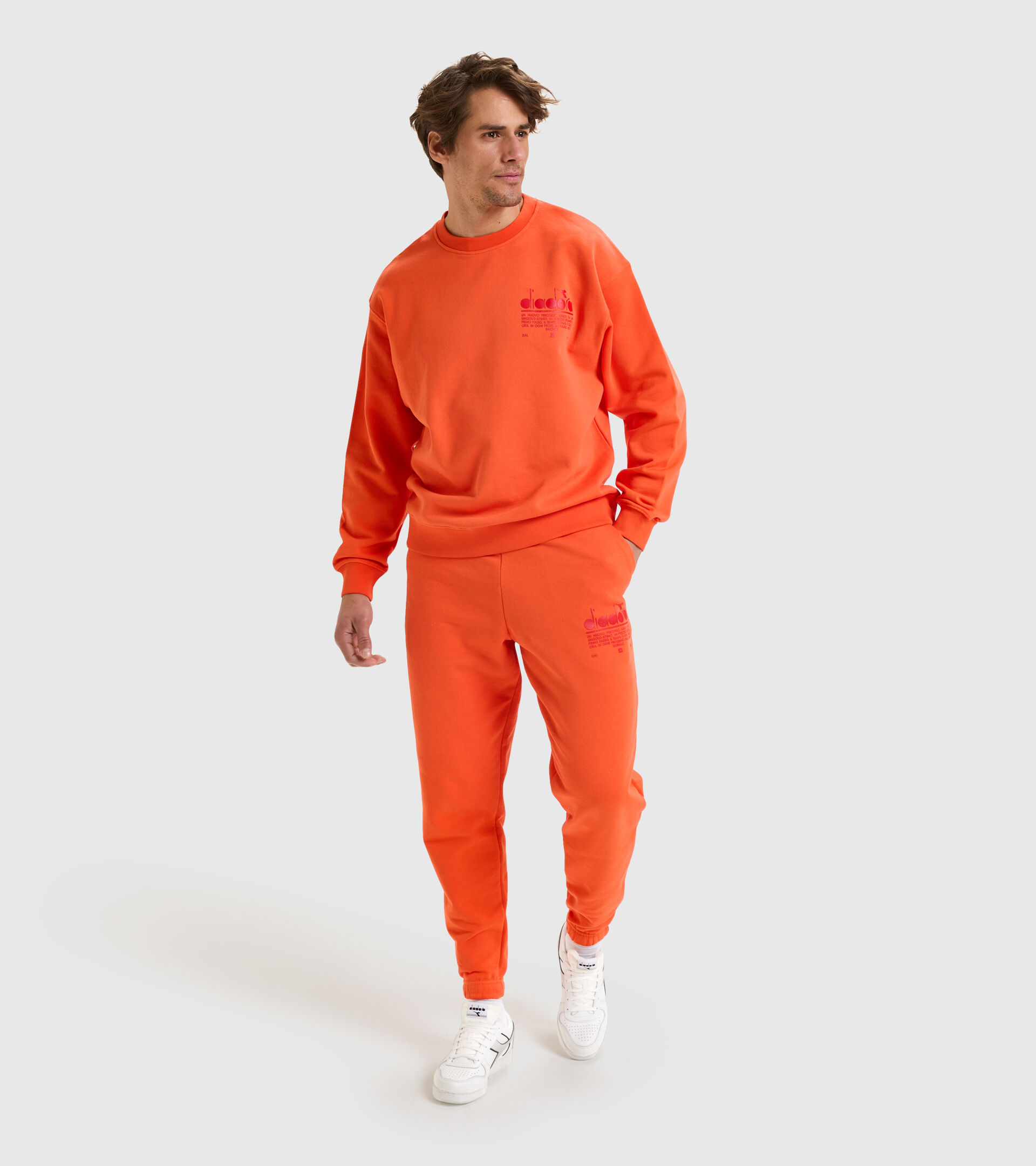 Jogginghose aus aufgerauter Baumwolle - Unisex PANT MANIFESTO ORANGEN - Diadora