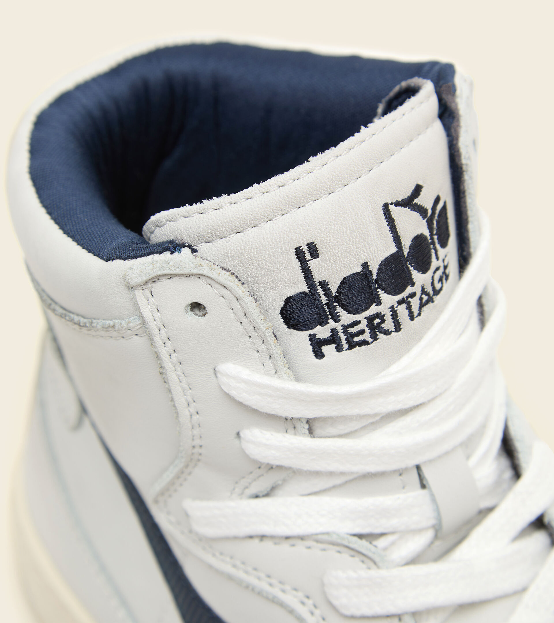 Heritage shoe - Unisex MI BASKET USED WHITE/BLUE CORSAIR - Diadora