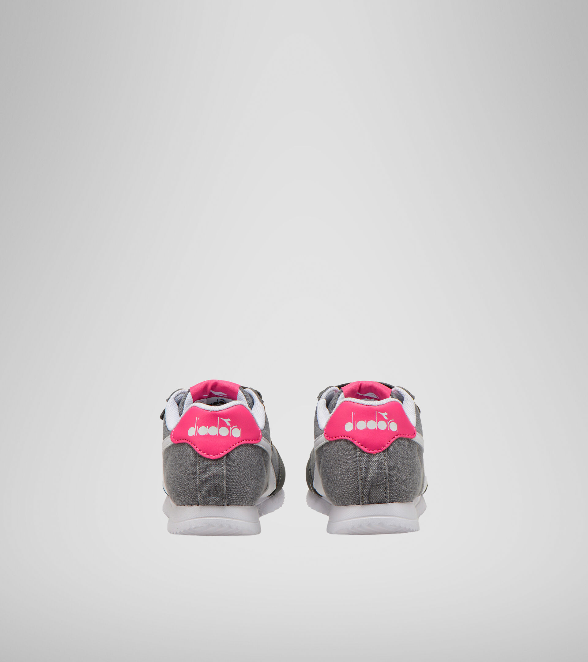 Sports shoes - Kids 4-8 years JOG LIGHT PS CHARCOAL GRAY/FANDANGO PINK - Diadora