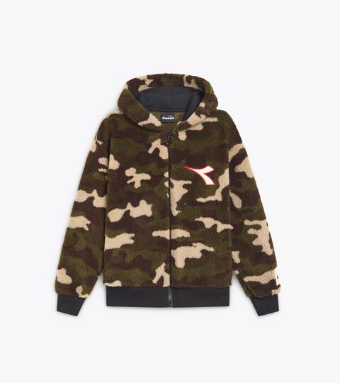 Hoodie - Boy
 JB. TEDDY FZ CAMO BLACK/GREEN CAMOUFLAGE - Diadora
