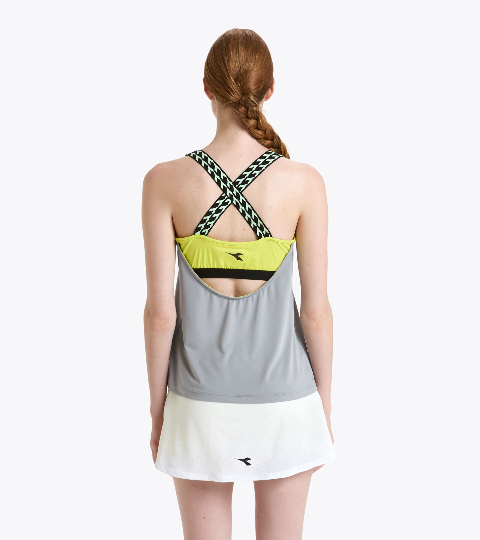 Apparel Sport DONNA L. TANK CLAY GRIS ALEACION Diadora