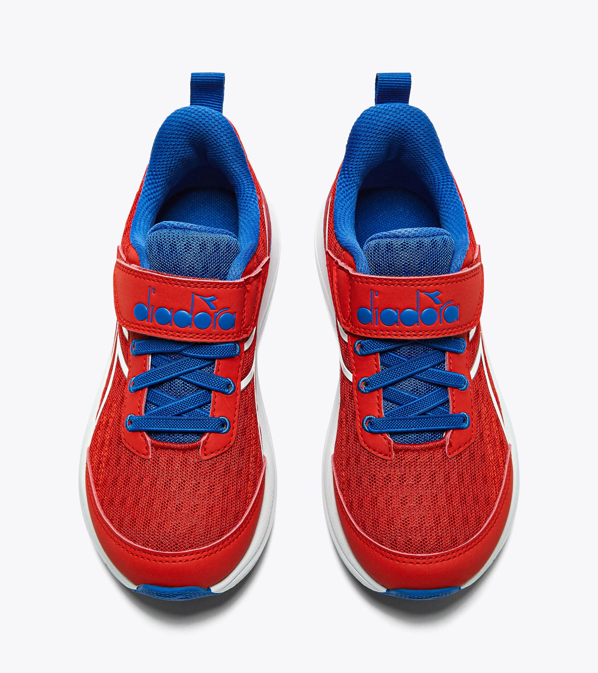 Junior running shoes SNIPE JR HIGH RISK RED/PRINCESS BLUE - Diadora