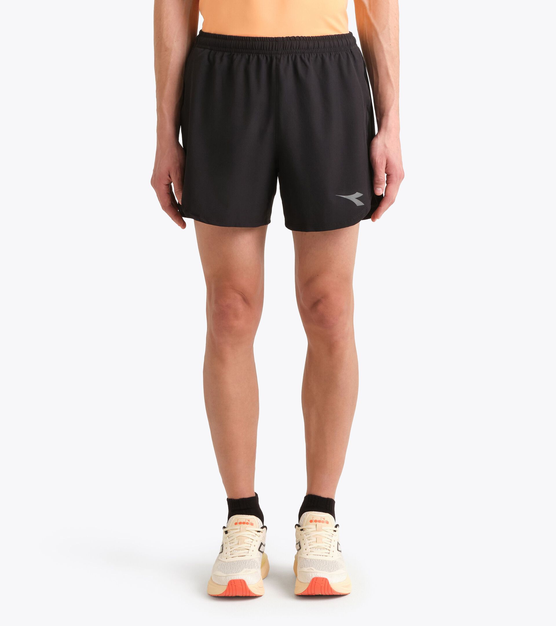 5&rsquo;&rsquo; Running Shorts - Men&rsquo;s
 SHORTS 5 BLACK - Diadora