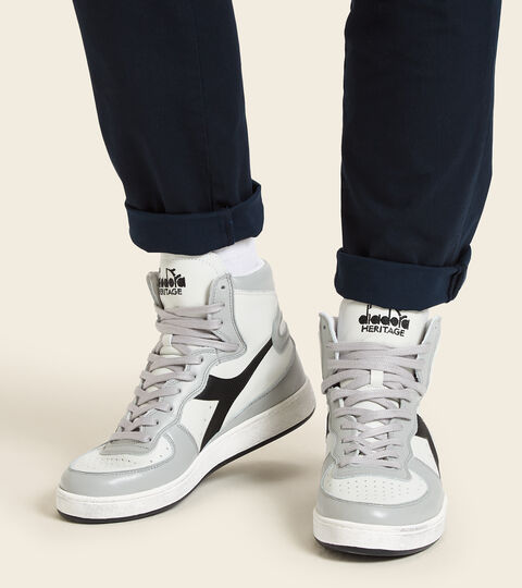 diadora heritage mi basket used black