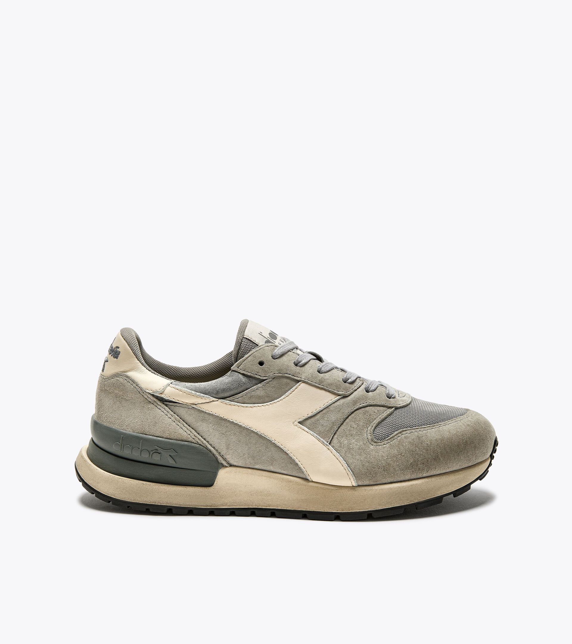 Heritage shoe - Men CONQUEST SUEDE SW DARK SILVER GREY - Diadora