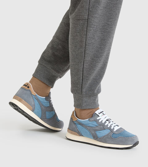 CAMARO SUEDE, BLUE MIRAGE/PEWTER Sporty sneakers - Unisex CAMARO SUEDE BLUE MIRAGE/PEWTER - Diadora