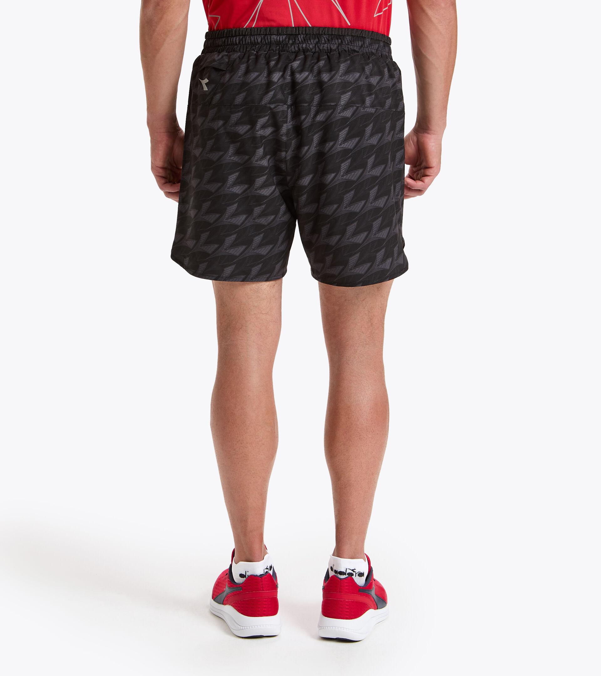 Apparel Sport UOMO MICROFIBER SHORTS 12,5 CM ALL OVER BLACK Diadora