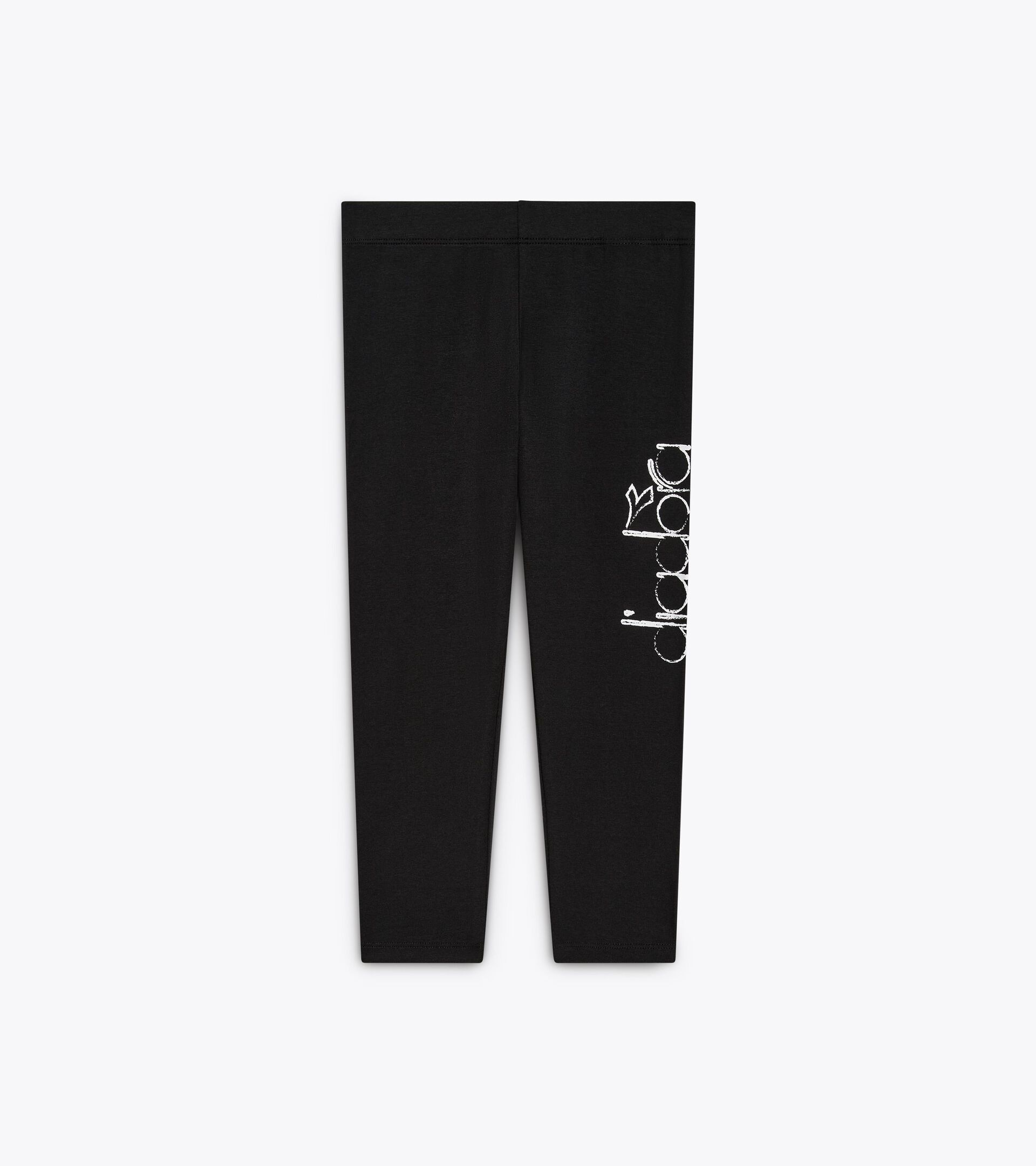 Leggings with graffiti-inspired print - Girl JG. LEGGINGS GRAFFITI BLACK - Diadora