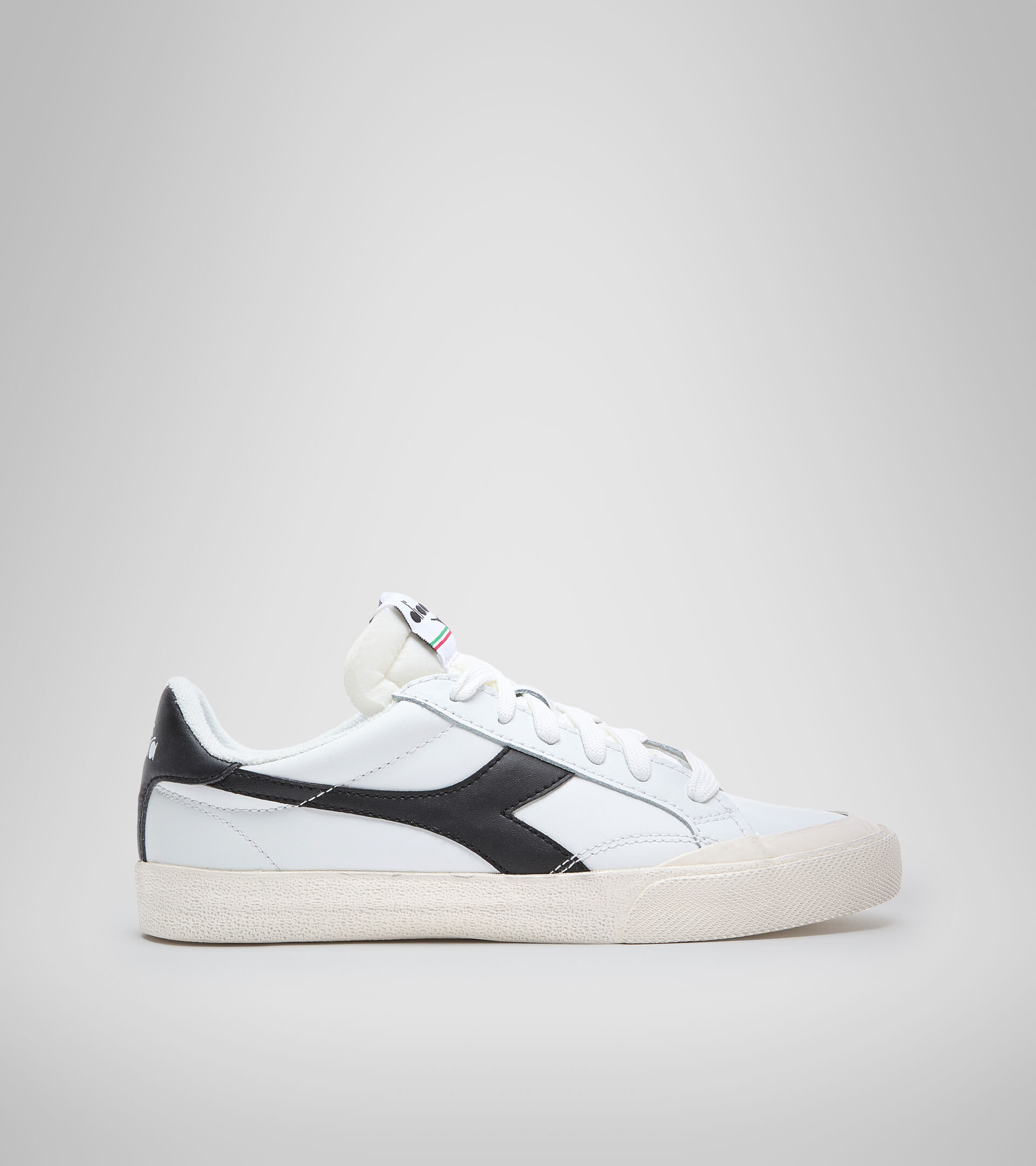 Zapatilla deportiva - Unisex MELODY LEATHER DIRTY BLANCO/NEGRO - Diadora
