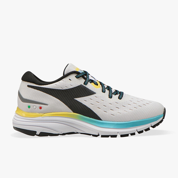 SCARPE DIADORA MYTHOS BLUSHIELD FLY 101.172869 01 C5696 BLU FLUO BIANCO CORSA RU