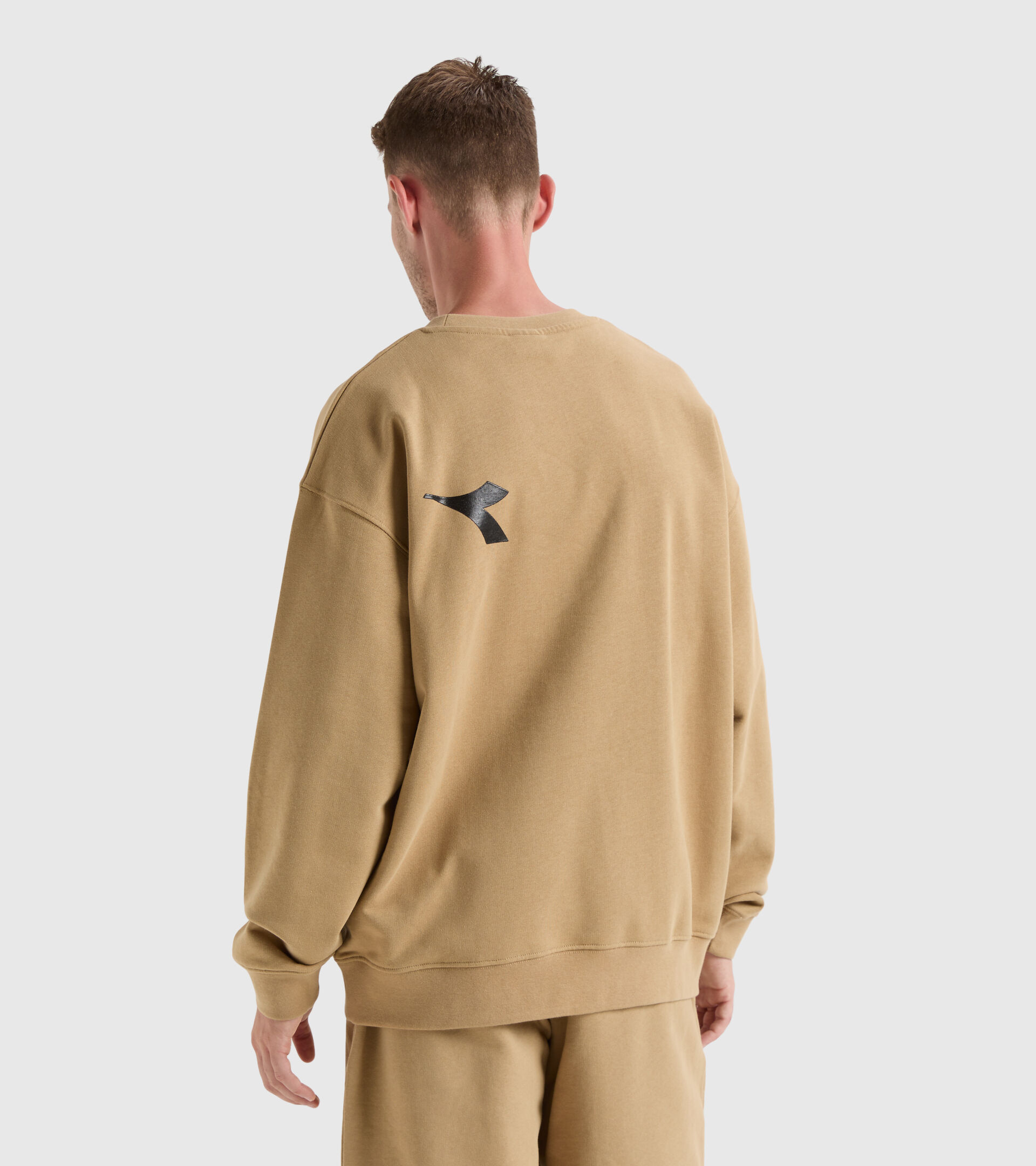 Cotton sweatshirt - Unisex SWEATSHIRT CREW MANIFESTO BEIGE TAN - Diadora