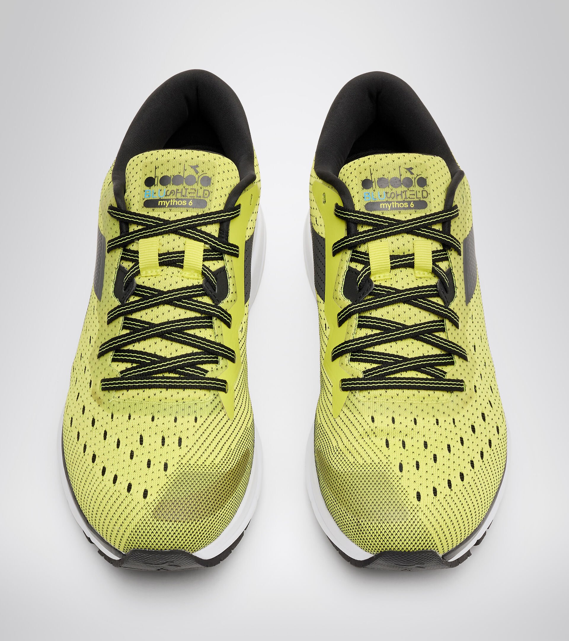 Running shoe - Men’s MYTHOS BLUSHIELD 6 SULPHUR SPRING/BLACK/WHITE - Diadora