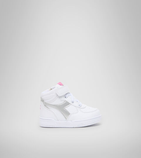 Sports shoes - Toddlers 1-4 years RAPTOR MID TD WHITE/SILVER - Diadora