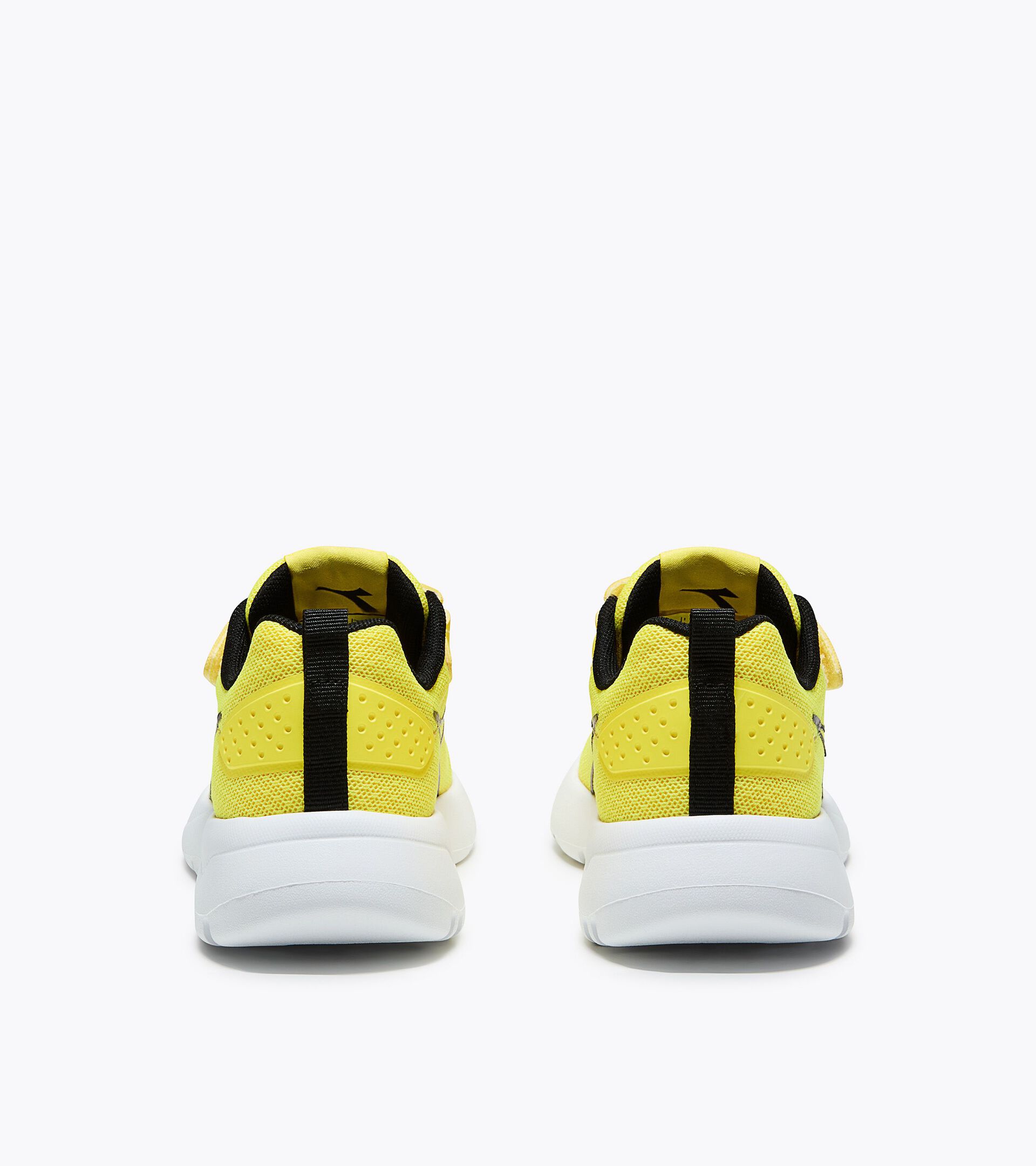 Running  shoe -  4-8  years old - Kids EVO RUN PS YELLOW FLUO - Diadora