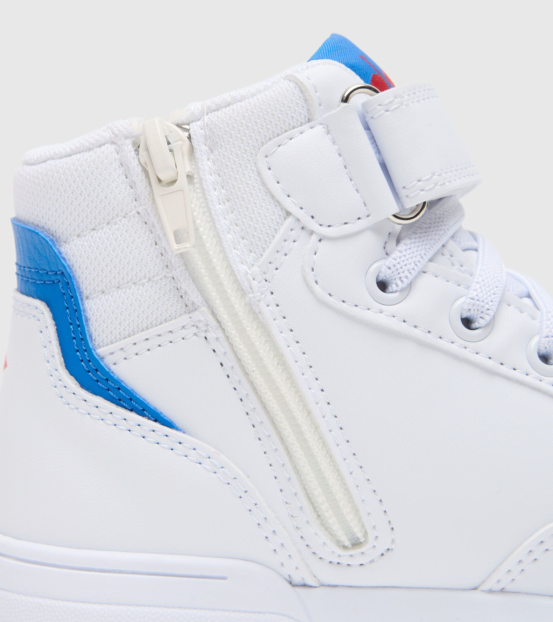 Sports shoes - Kids 4-8 years RAPTOR MID PS WHITE/TOMATO RED - Diadora