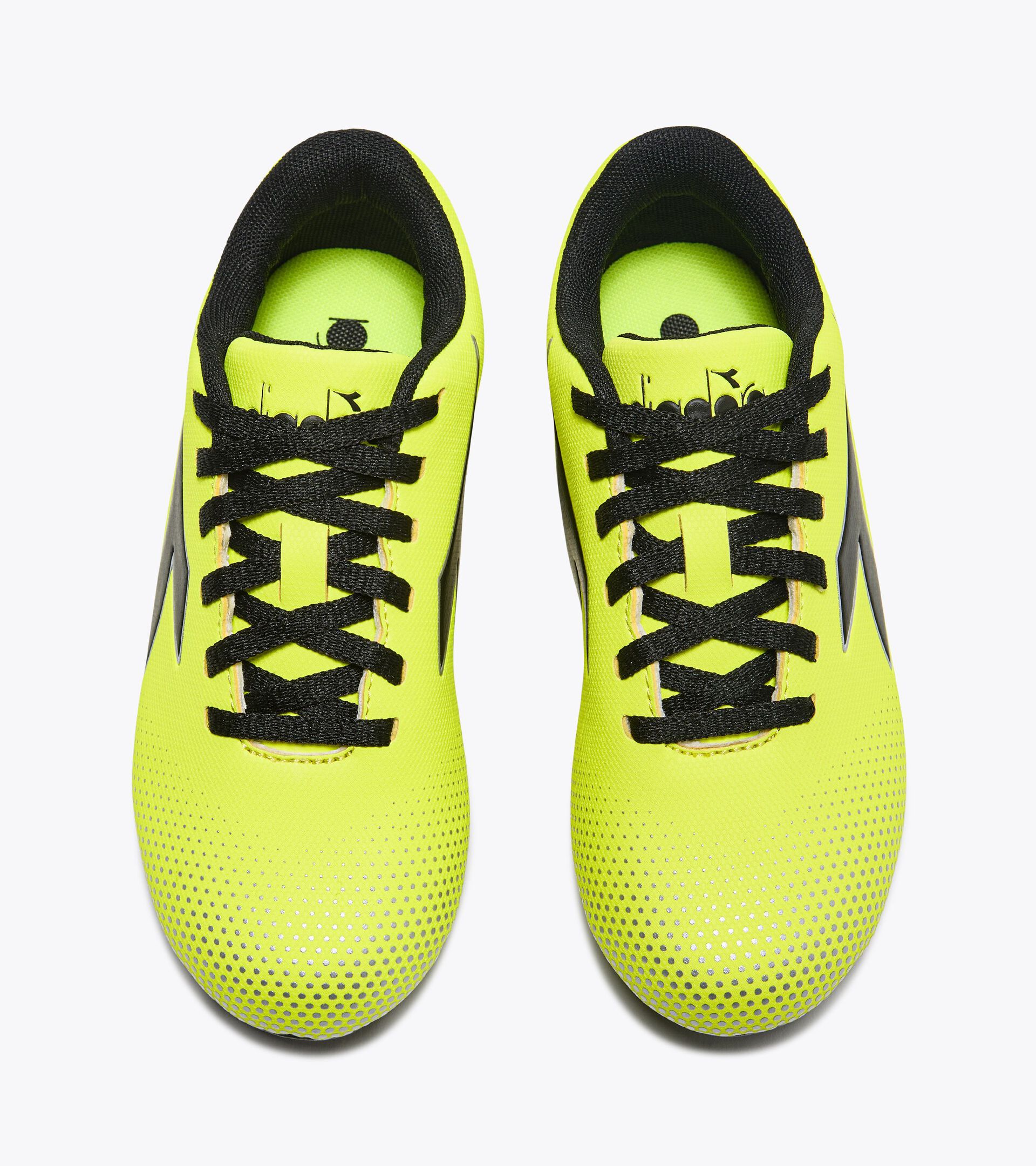 Calcio boots for hard ground - Junior PICHICHI 7 MD JR YELLOW FL DD/BLACK/SILVER - Diadora