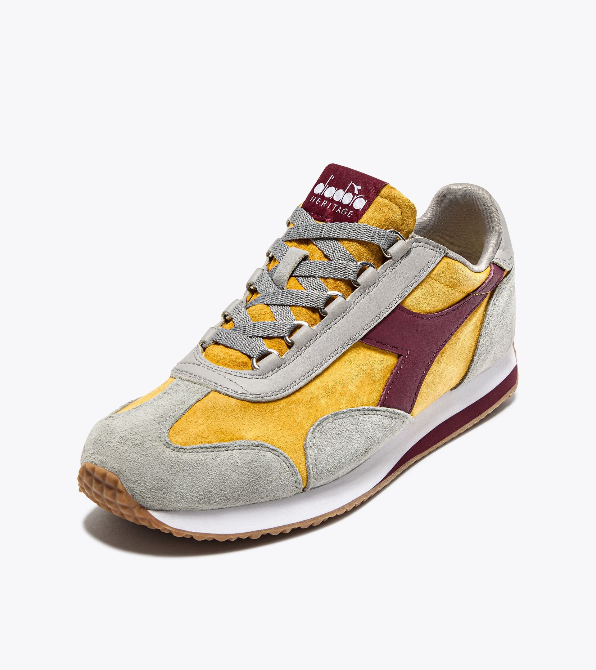 Sneaker Heritage in pelle profilo basso - Per ogni genere EQUIPE '75 SW GIALLO FRESIA - Diadora