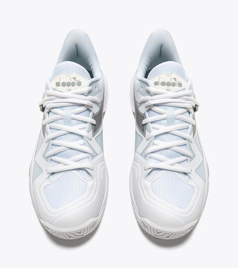 B.ICON 2 W AG, WHITE/SILVER Tennis shoes for hard surfaces or clay courts - Women B.ICON 2 W AG WHITE/SILVER - Diadora