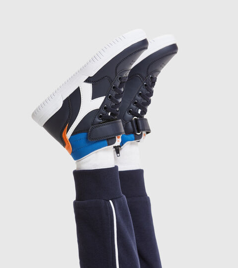 RAPTOR MID PS, BLUE CORSAIR/WHITE Sports shoes - Kids 4-8 years RAPTOR MID PS BLUE CORSAIR/WHITE - Diadora