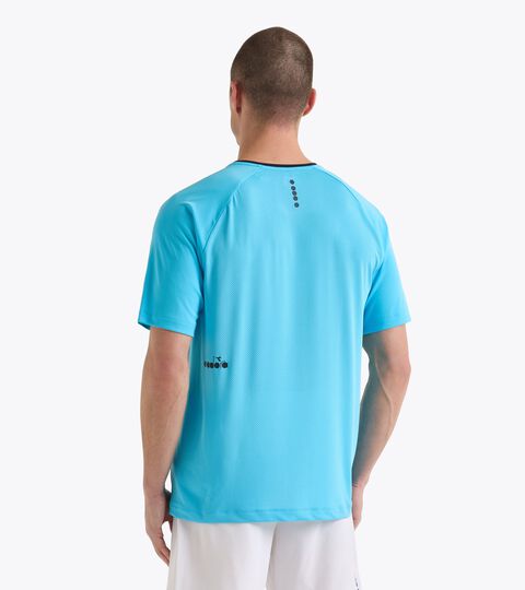 Tennis t-shirt - Men’s SS T-SHIRT TENNIS SKY BLUE INTENSE - Diadora