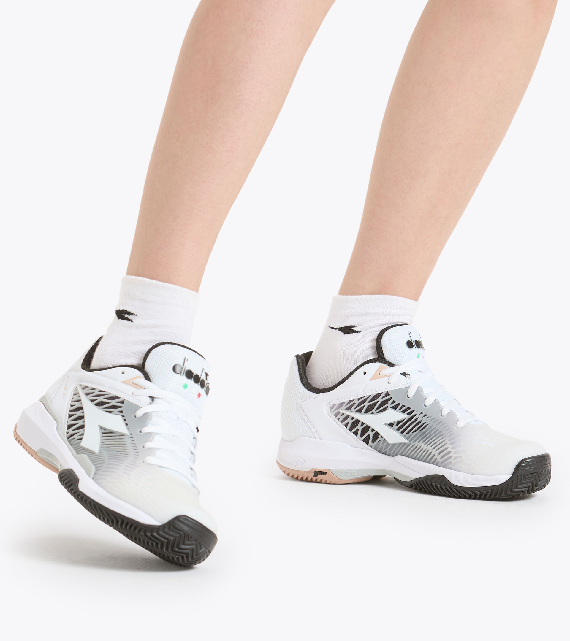 Footwear Sport DONNA SPEED COMPETITION 6 + W CLAY BIANCO OTTICO/ARGENTO/NERO Diadora