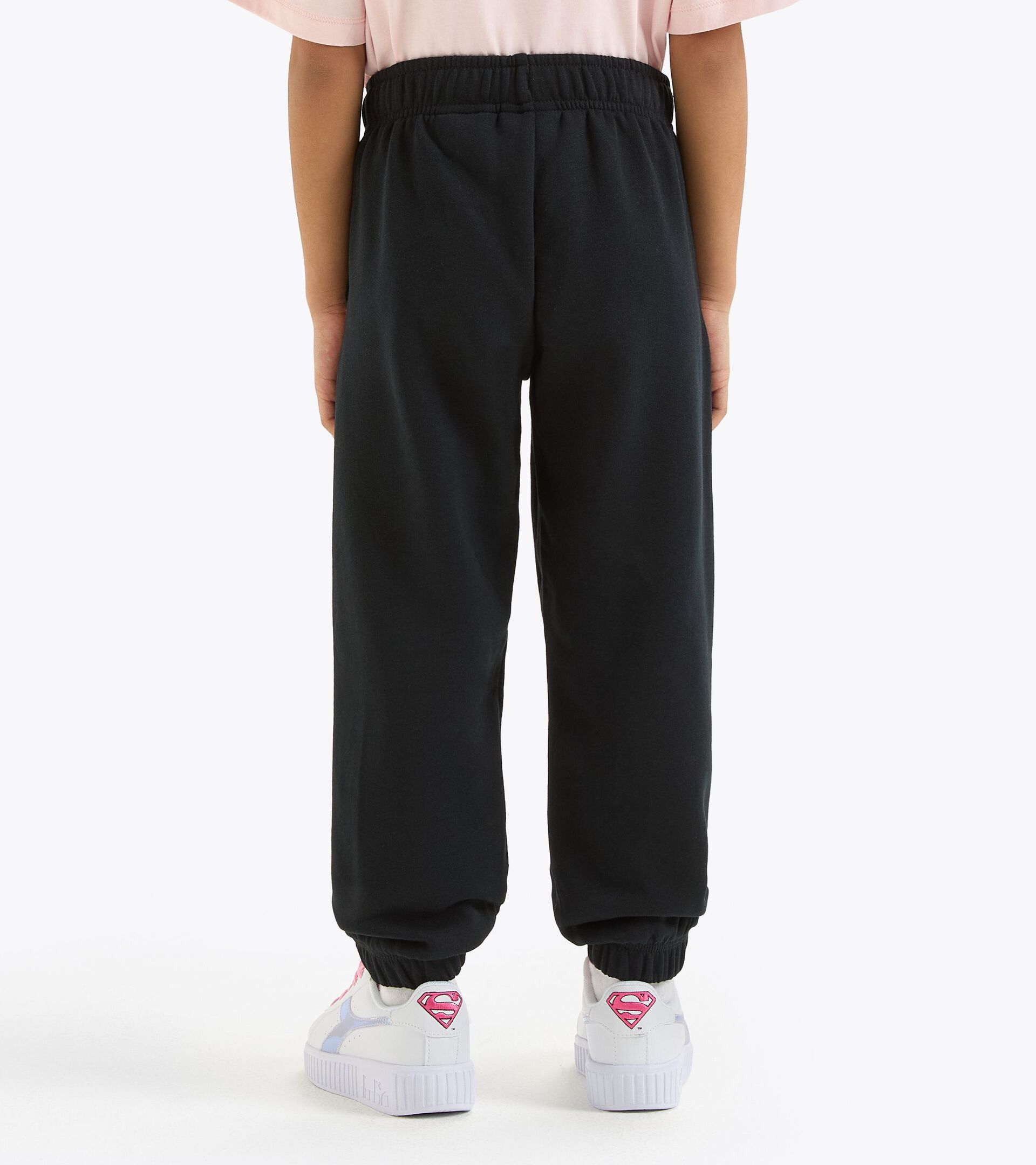 Jogger Superhelden - Jungen und Mädchen 
 JU.JOGGER PANT SUPERHEROES NERO/ROSA DI BOSCO - Diadora