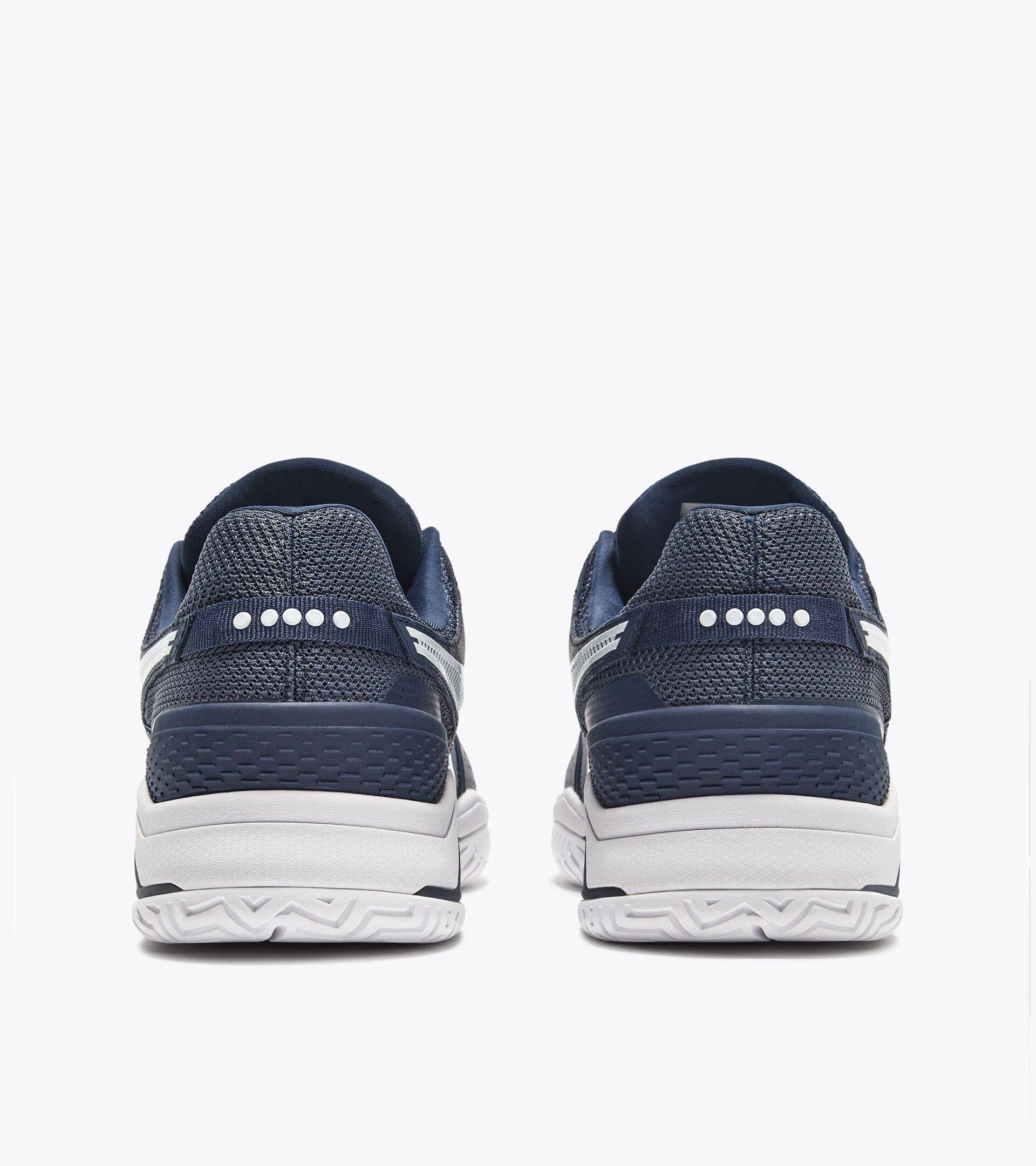 Zapatilla de tenis para superficies duras o de tierra batida - Protecci&oacute;n y amortiguaci&oacute;n - Hombre BLUSHIELD TORNEO 3 AG NEGRO IRIS/BLANCO - Diadora