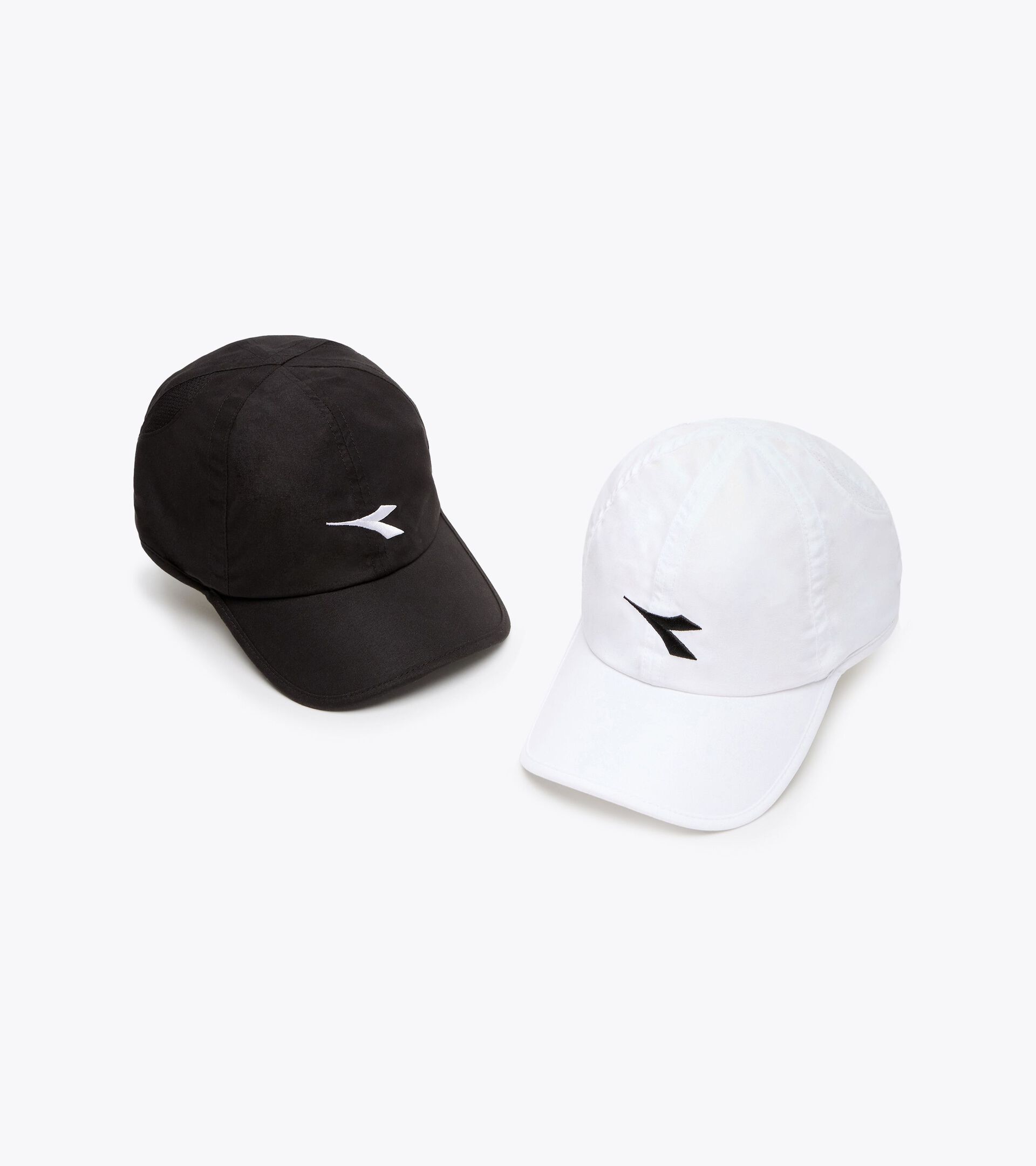 Tennis-style hat - Unisex ADJUSTABLE CAP WHITE/BLACK - Diadora