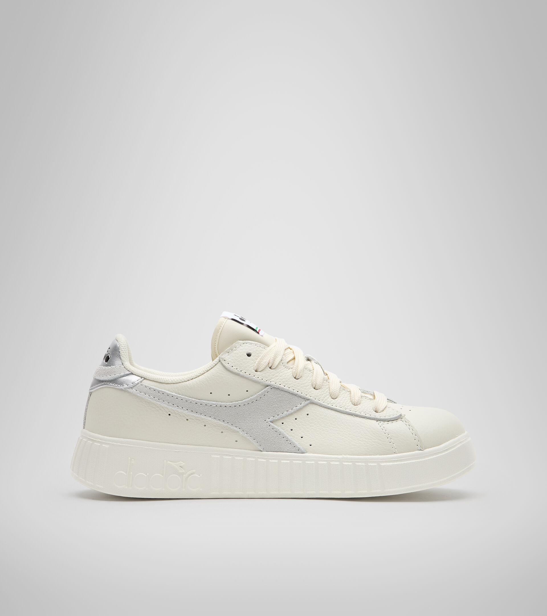 Sports shoes - Women GAME STEP PREMIUM TUMBLED LEATHER WHITE - Diadora
