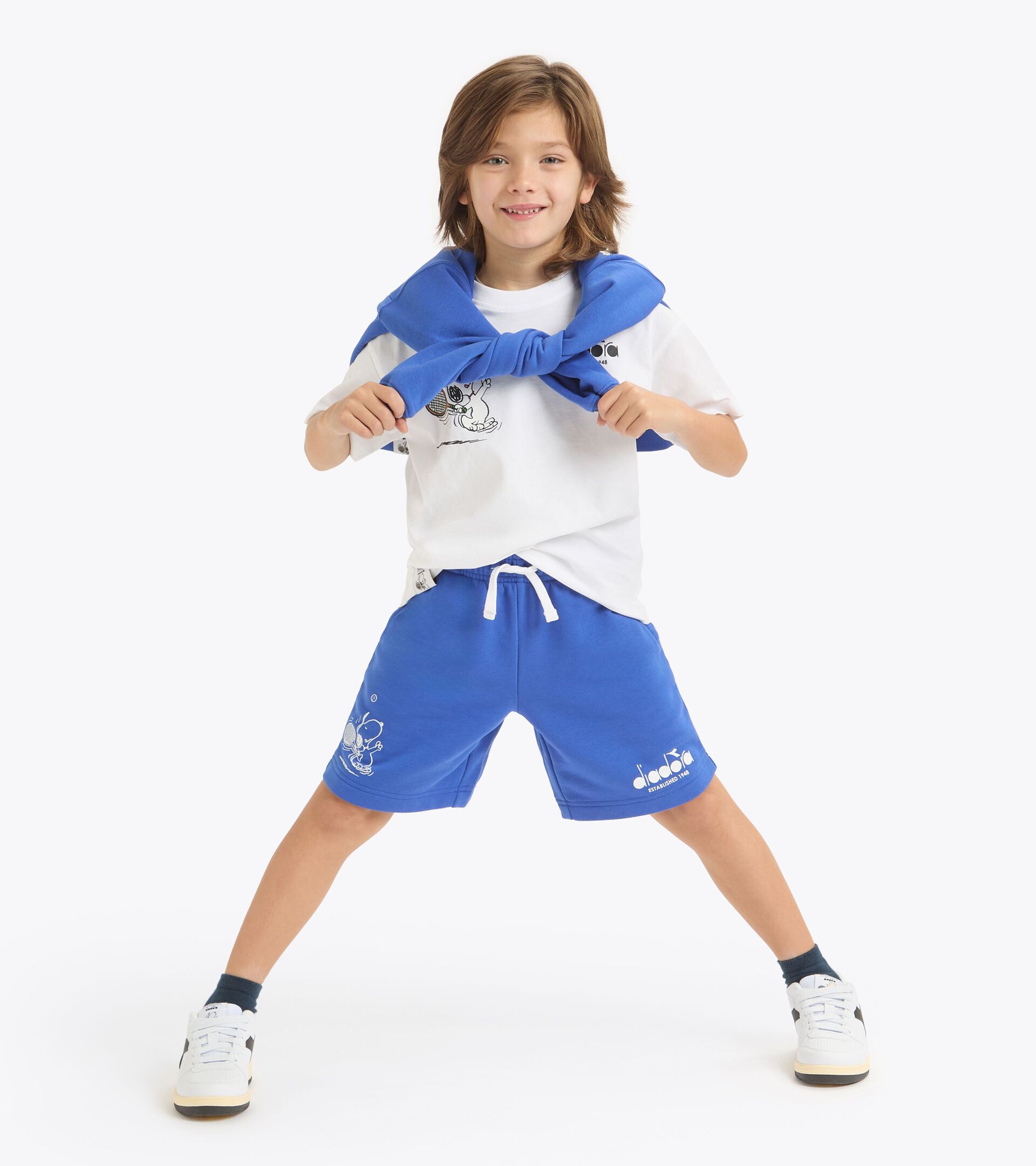 Peanuts bermuda pants - Kids 
 JU. BERMUDA PEANUTS DARK ROYAL - Diadora