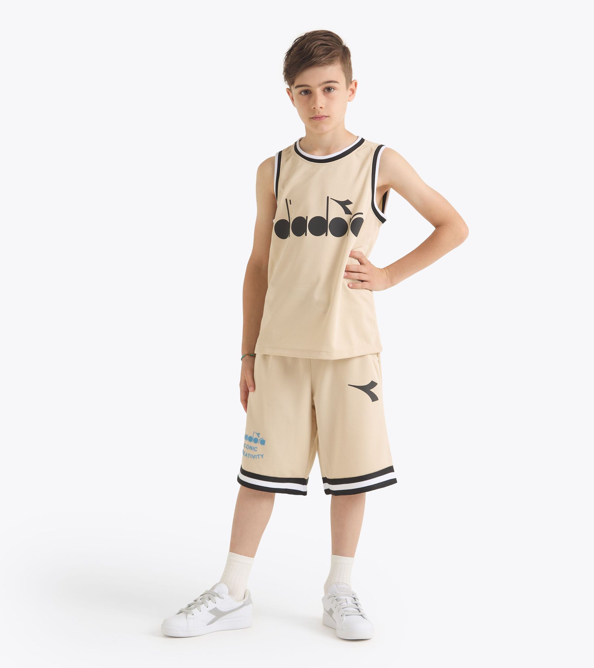 Sport tank - Fit comfort - Boy JB. TANK BSKT BALL SAND - Diadora