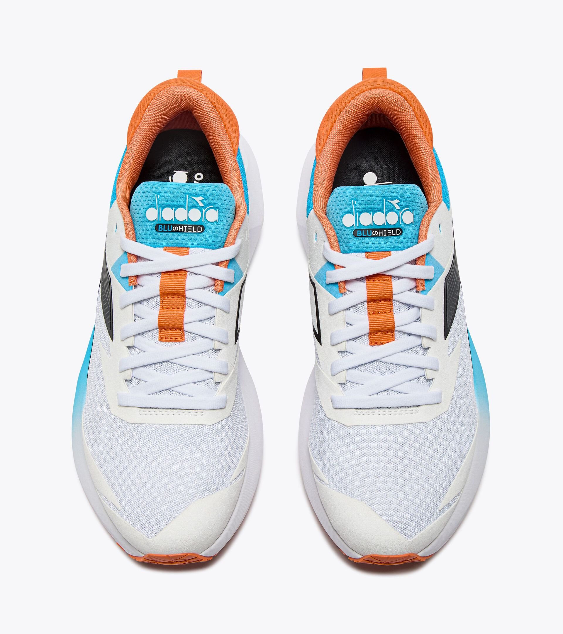 Running shoe - Stability and protection - Men’s MYTHOS BLUSHIELD VIGORE 3 WHITE/BLACK/AQUARIUS - Diadora