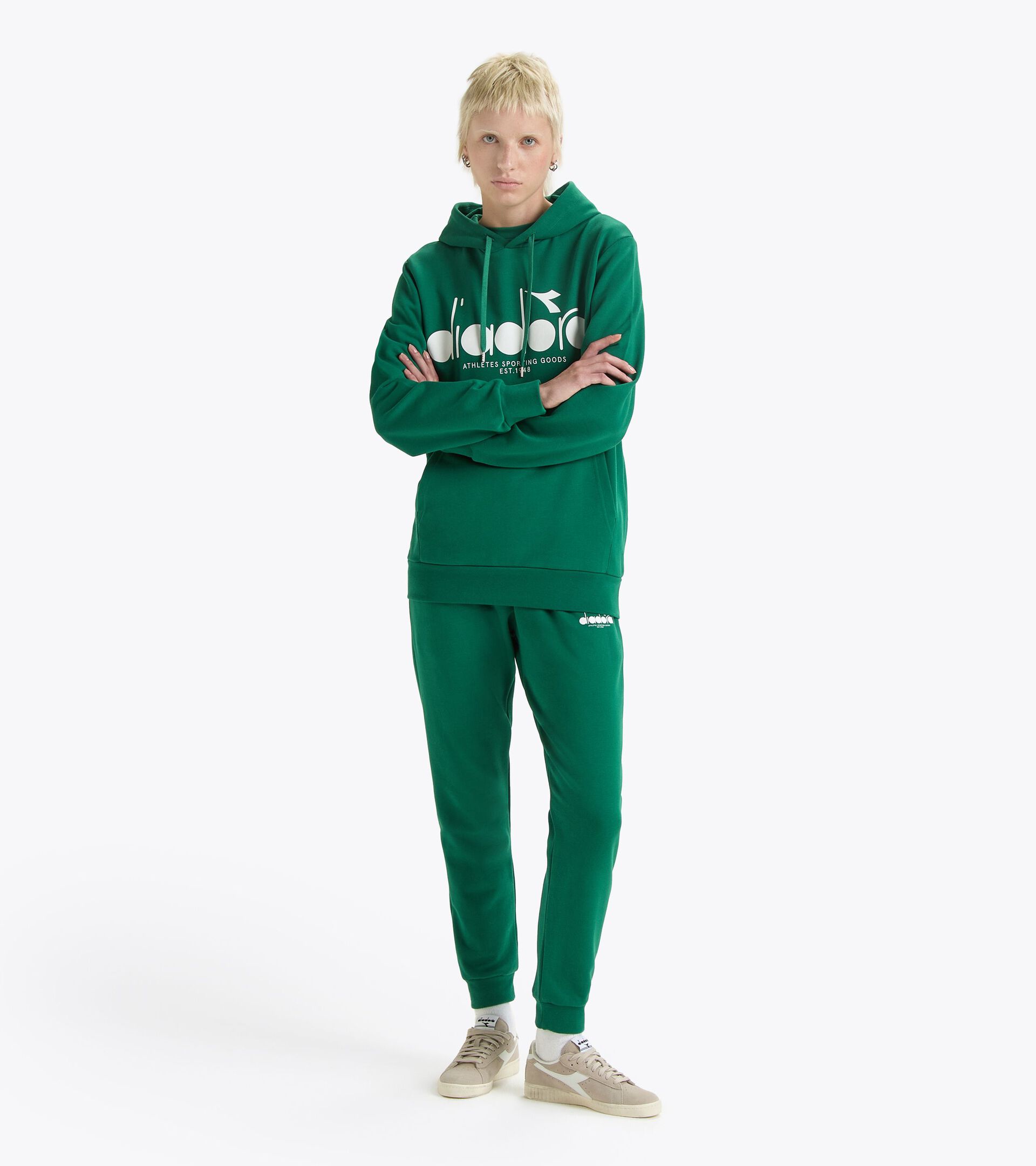 Color block hoodie - All-Gender HOODIE LOGO AVENTURINE - Diadora