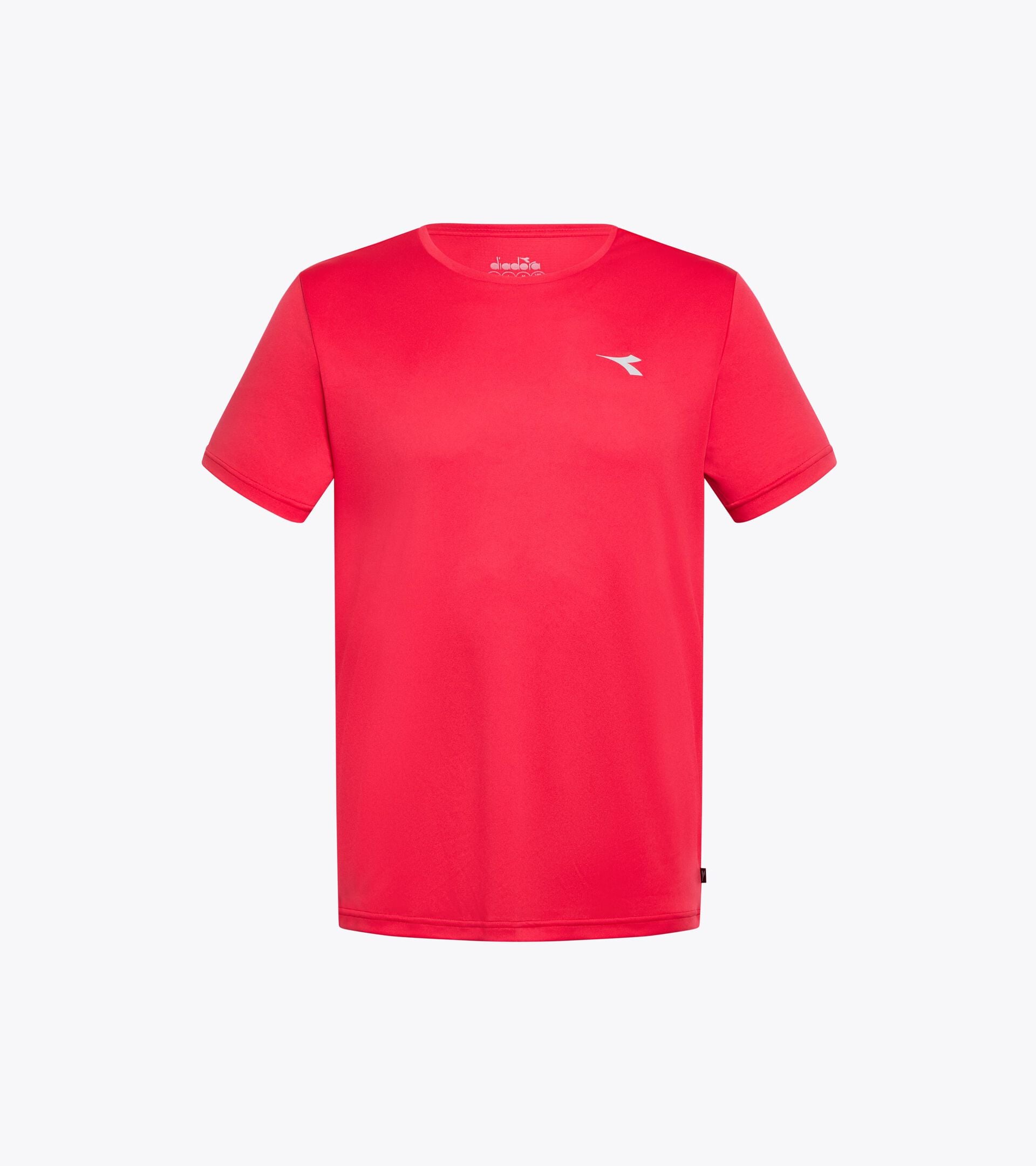 Sportliches T-Shirt - Herren RUN SS T-SHIRT TOREADOR ROT - Diadora