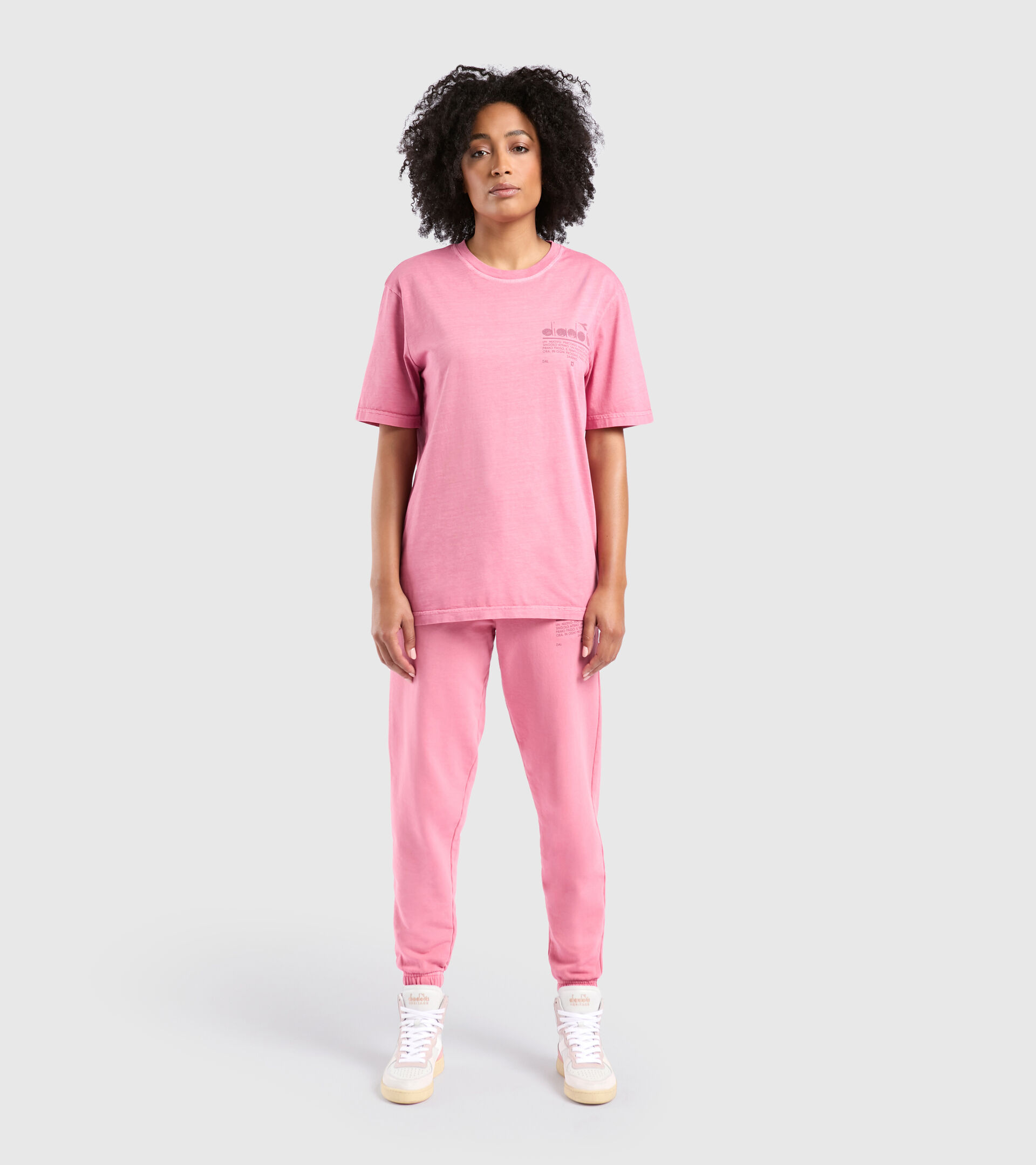 Organic cotton T-shirt - Unisex T-SHIRT SS MANIFESTO PALETTE WILD ROSE - Diadora