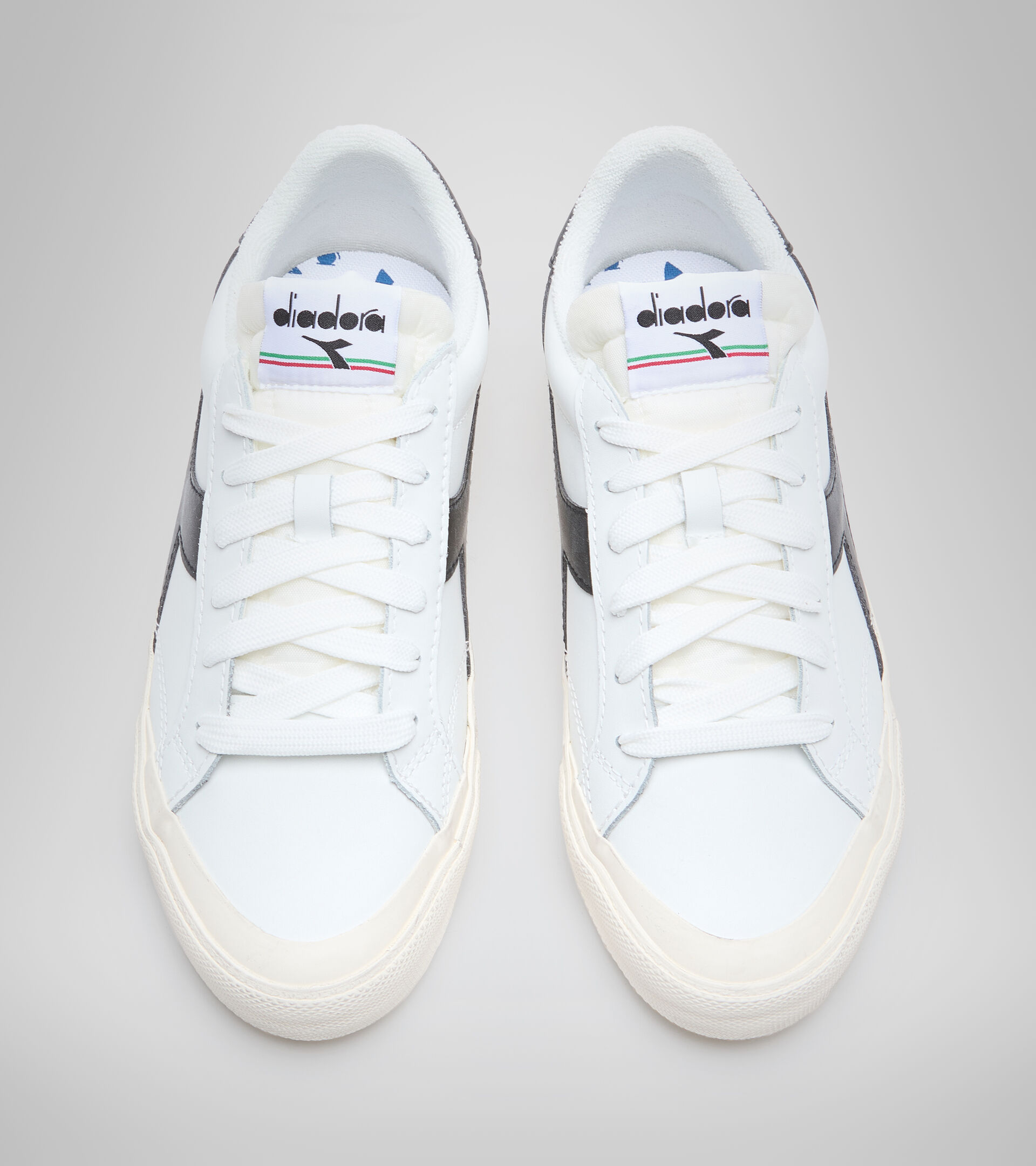 Zapatilla deportiva - Unisex MELODY LEATHER DIRTY BLANCO/NEGRO - Diadora