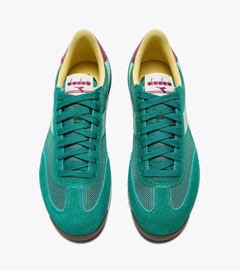 Low-profile suede sneaker - All-gender CROSS BEAR GRASS /GRAYED JADE - Diadora