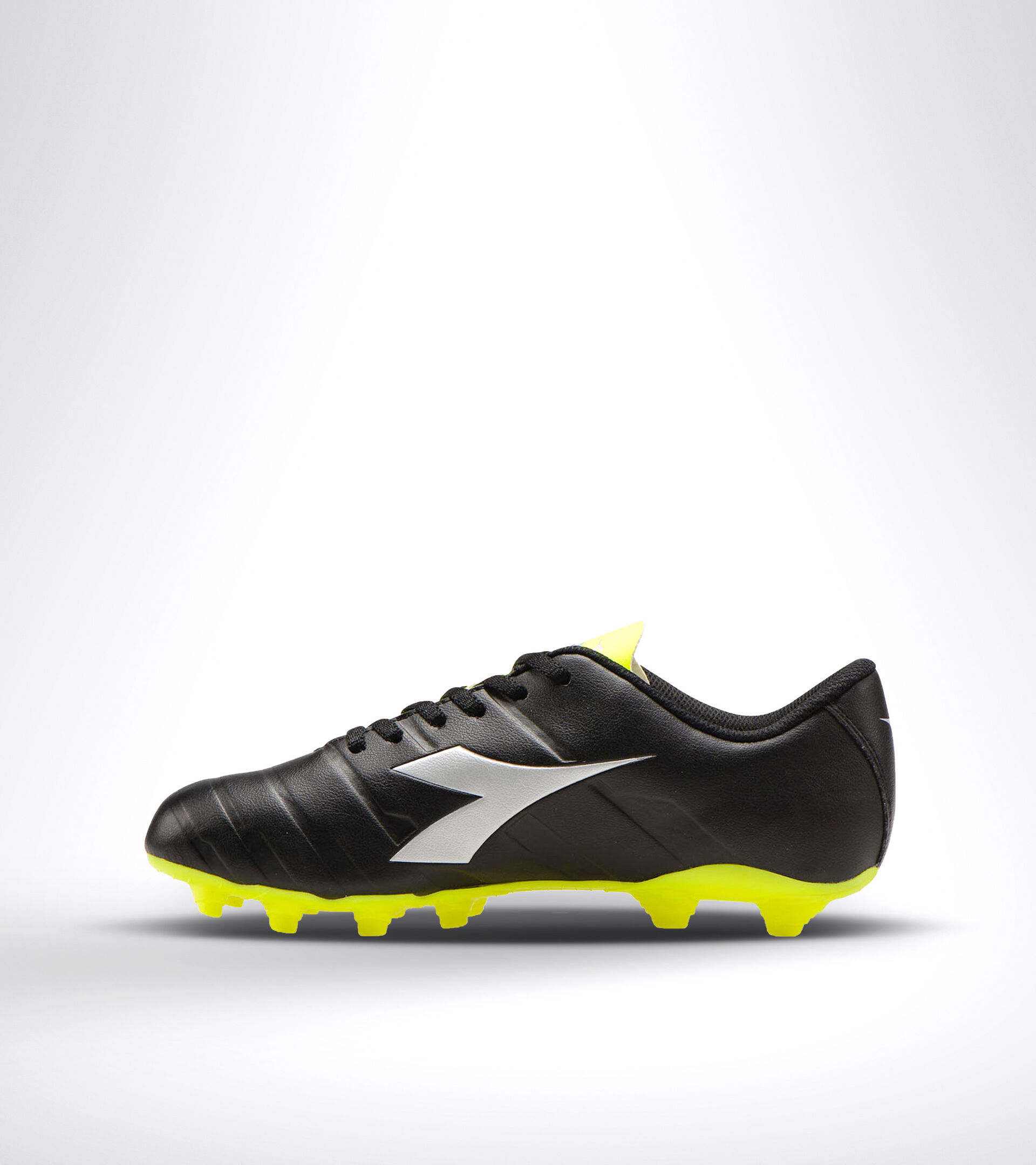 Chaussures de football pour terrains compacts PICHICHI 3 MG14 NERO/GIALLO FL DD/ARGENTO - Diadora