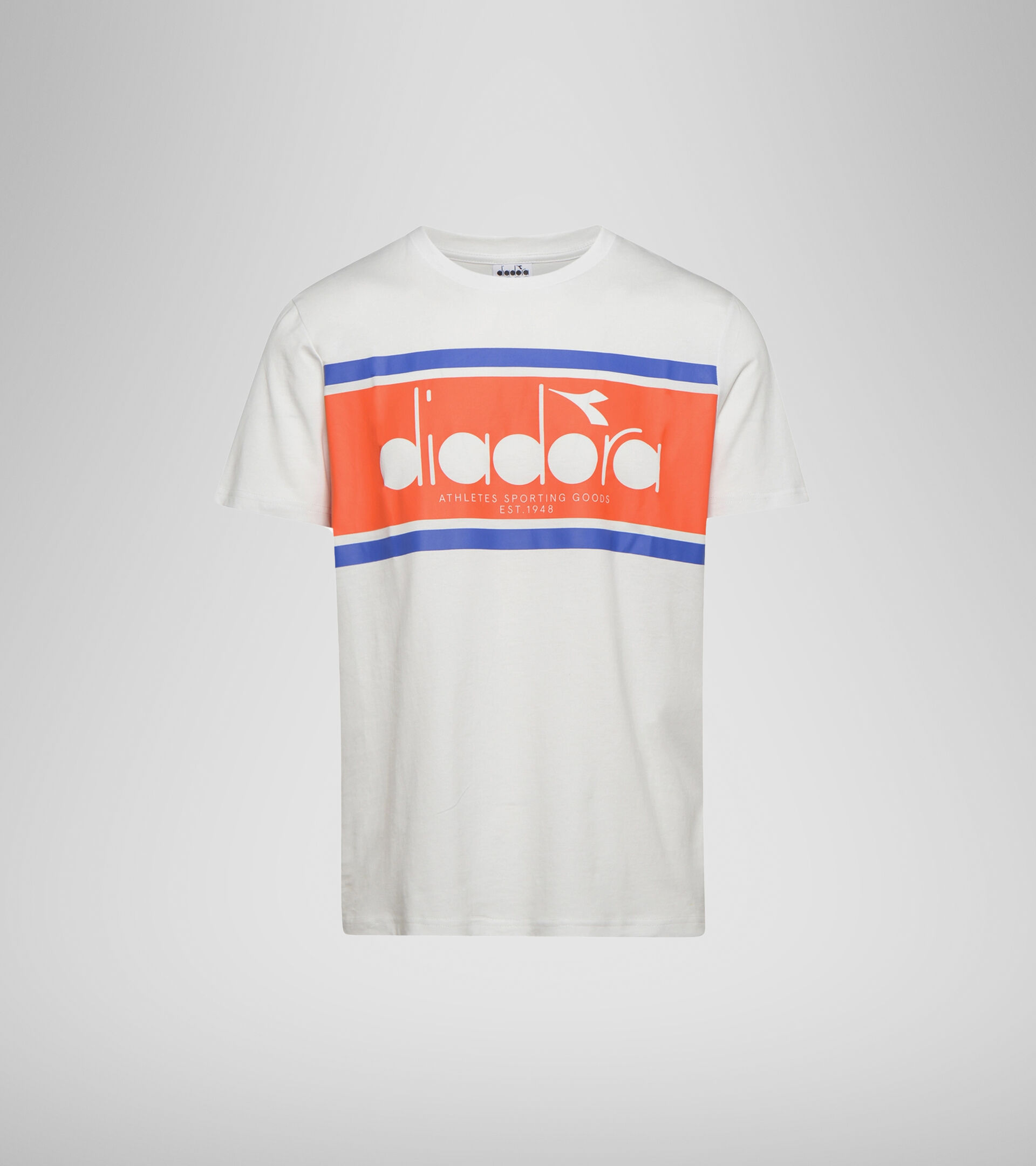 Apparel Sportswear UOMO SS T-SHIRT SPECTRA OC ARANCIATA/BIANCO LATTE Diadora
