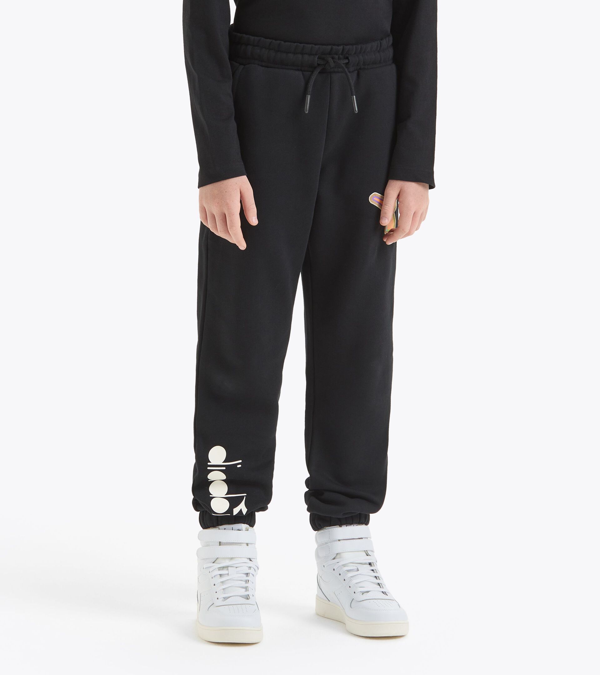 Jogginghose - Jungen JB.JOGGER PANT LOGO BOLD SCHWARZ - Diadora