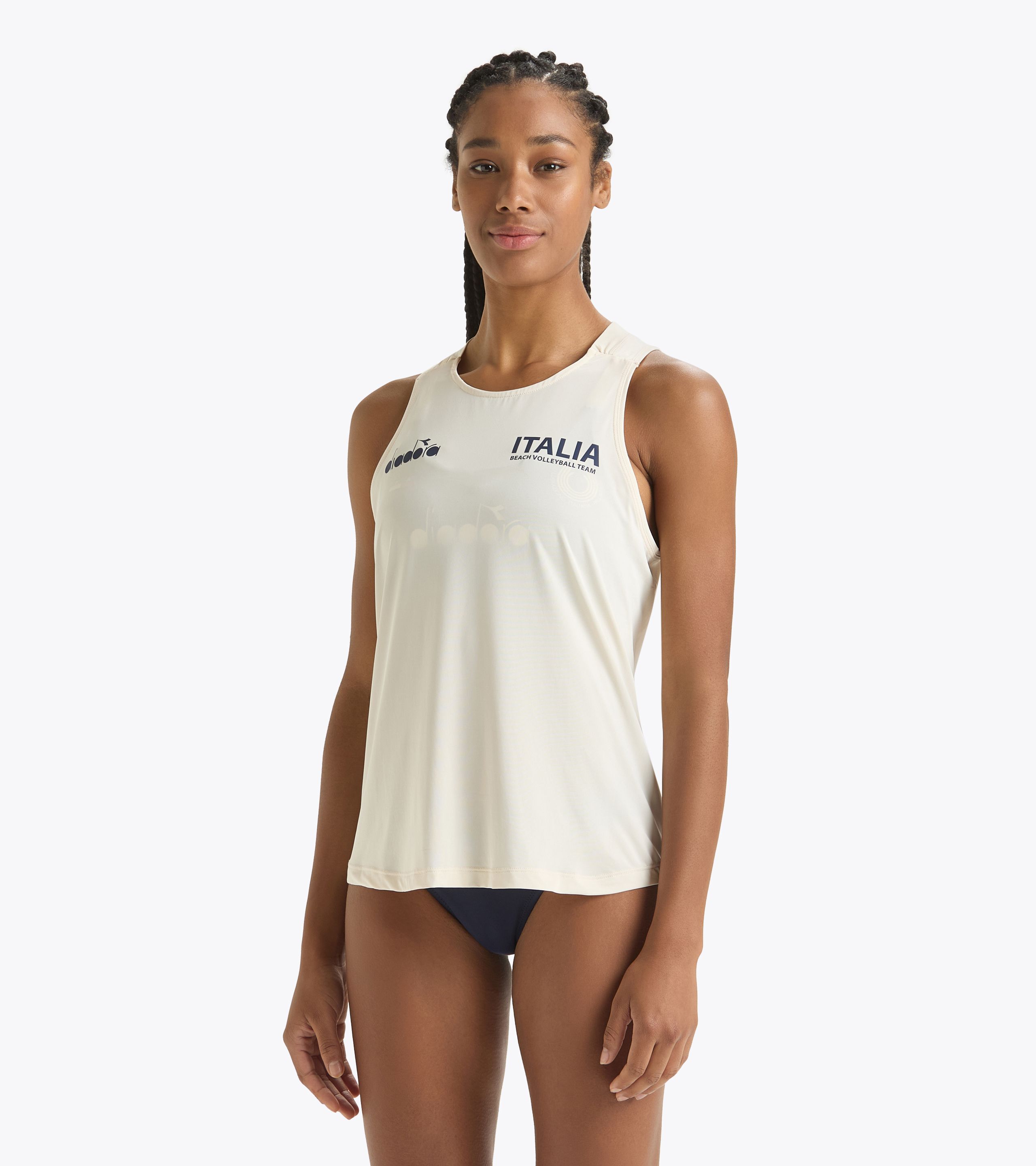 CANOTTA ALLENAMENTO DONNA BV24 ITALIA Tank top Women Italy National Volleyball Team Diadora Online Store AE