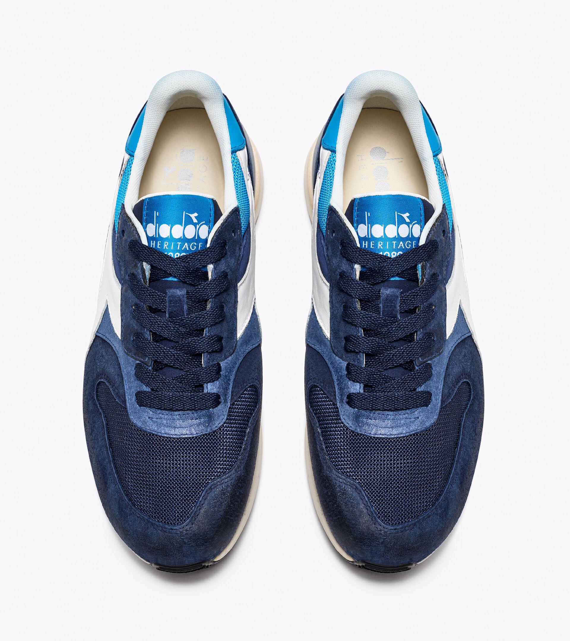 Heritage sneakers - Gender Neutral  CONQUEST PIGSKIN SW BLUE EBONY - Diadora