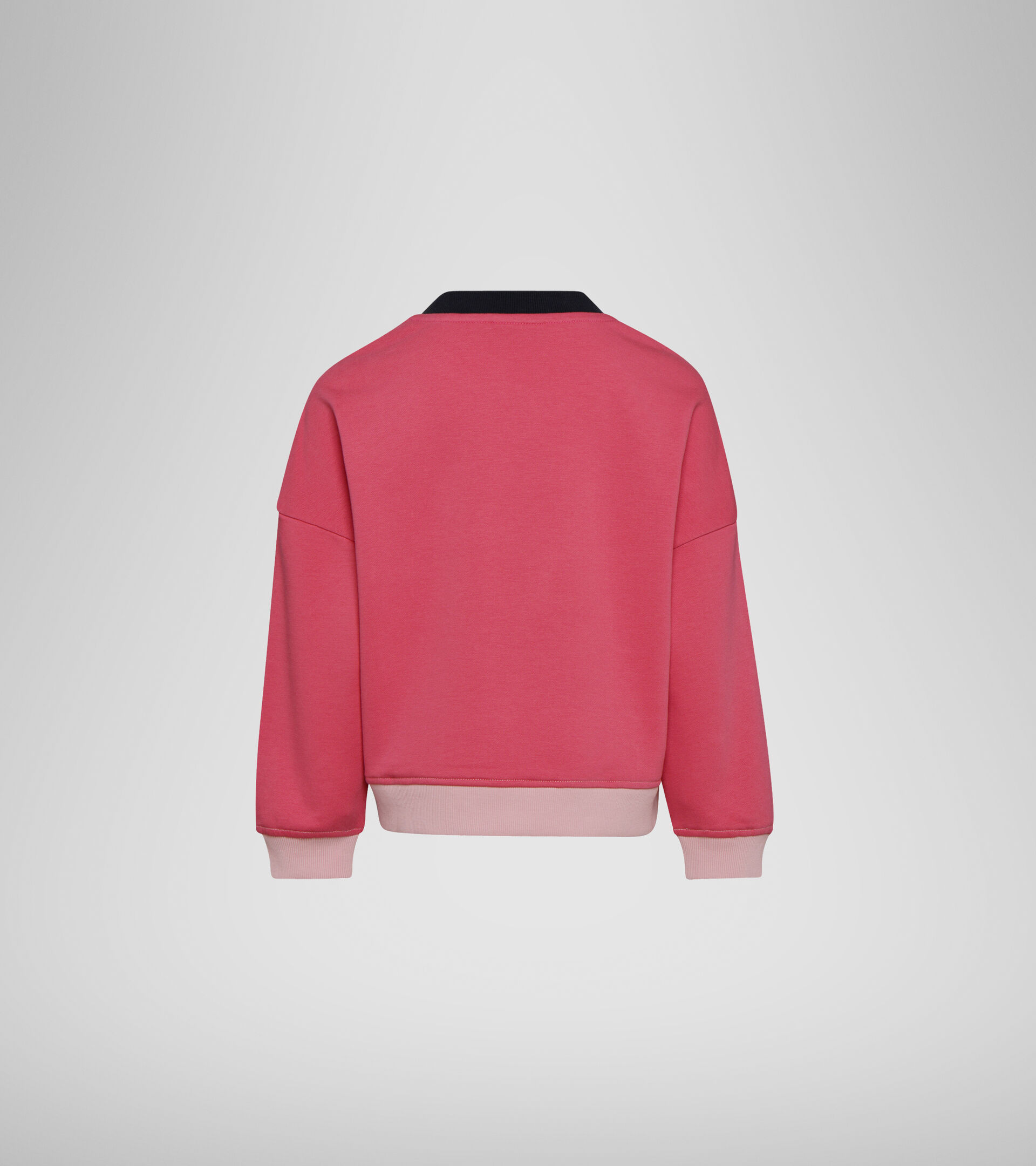 Apparel Sport BAMBINO JG. SWEATSHIRT CREW LOGO MANIA ROSA MANOPESCA Diadora
